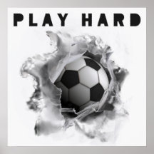 Poster Votivatie van voetbool