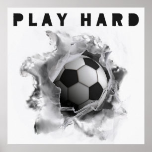 Poster Votivatie van voetbool