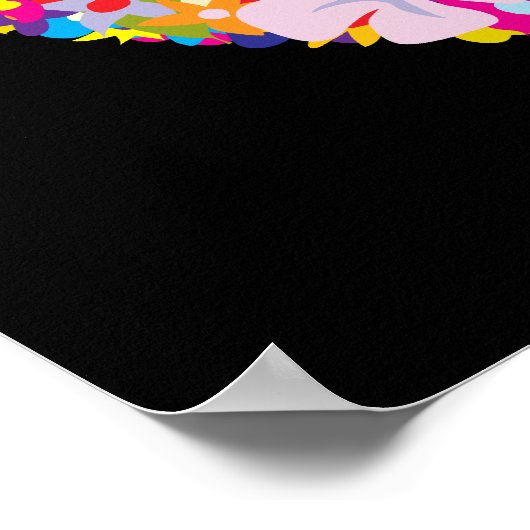 Poster vredesbloemen (Hoek)