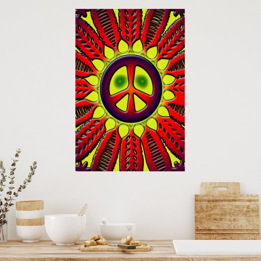 POSTER VREDESKUNDIGE STROOM (Keuken)