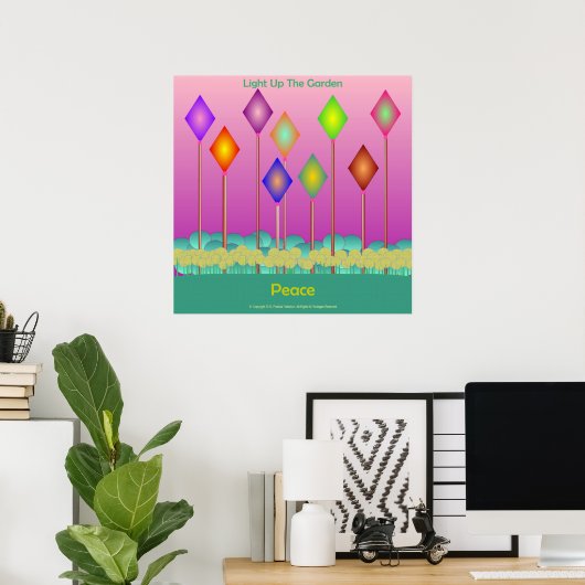 Poster - Vredestuin (Thuiskantoor)