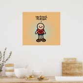 poster vriend. (Keuken)