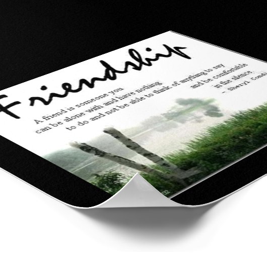 Poster vriendschap (Hoek)