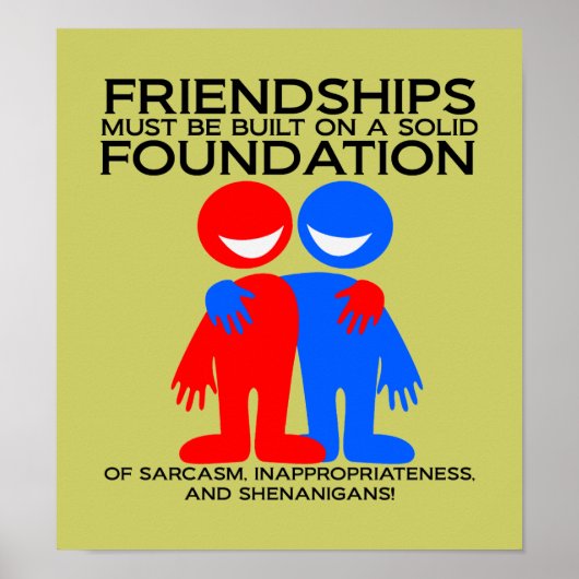 Poster Vriendschapsstichting (Voorkant)