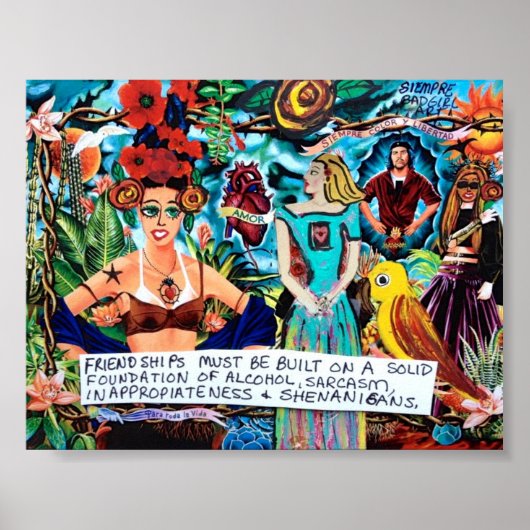 POSTER-VRIENDSCHEPEN MOETEN WORDEN GEBOUWD OP SCHE POSTER (Voorkant)