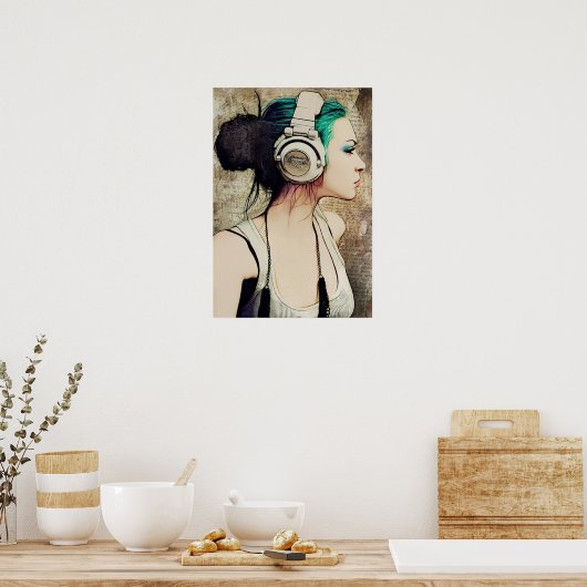 Poster vrije tijd (Keuken)