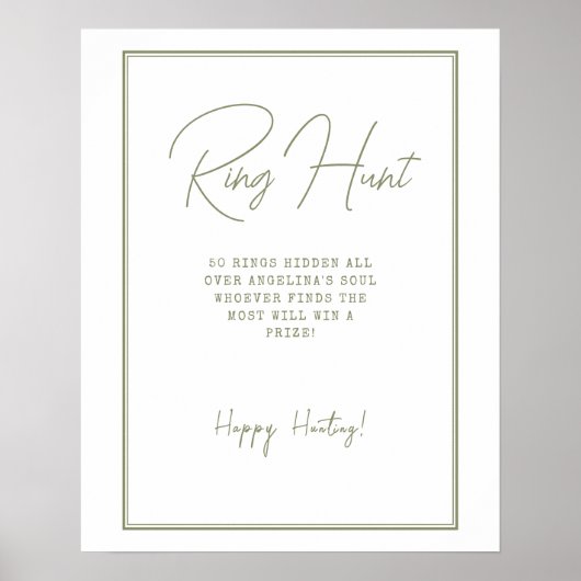 Poster Vrijgezellenfeest (Voorkant)