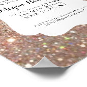 Poster - Vrijgezellenfeest Dag Roos Gold (Hoek)