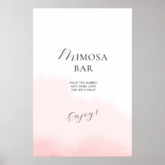 Poster Vrijgezellenfeest in een elegante stijl. (Voorkant)