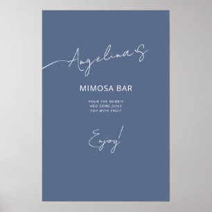 Poster Vrijgezellenfeest in een elegante stijl.