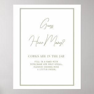 Poster Vrijgezellenfeest in een elegante stijl.