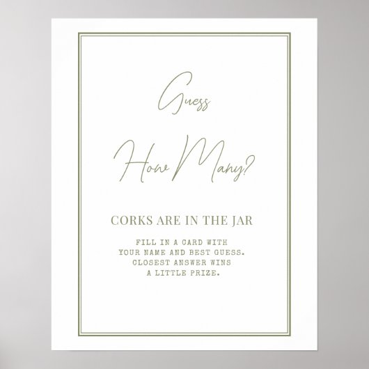 Poster Vrijgezellenfeest in een elegante stijl. (Voorkant)