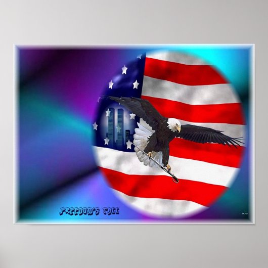 Poster Vrijhedenoproep (Voorkant)