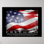 poster "VRIJHEID" (Voorkant)