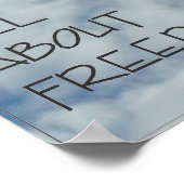 poster "Vrijheid" 3 (Hoek)