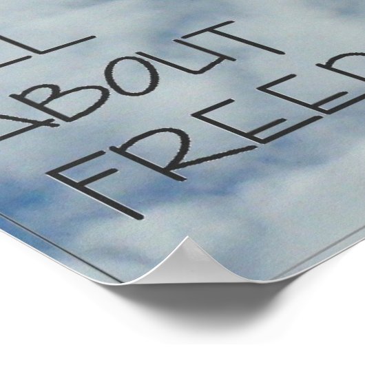 poster "Vrijheid" 3 (Hoek)