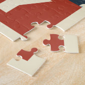 poster "Vrijheid" van 4 juli op  wijze, patriottis Legpuzzel (Zijkant)