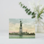 Poster "Vrijheidsbeeld". New York. Briefkaart (Staand voorkant)