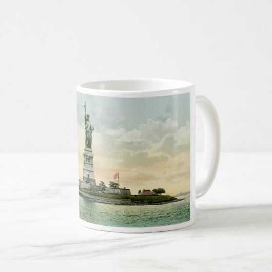  Poster "Vrijheidsbeeld". New York. Koffiemok (Voorkant rechts)