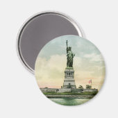  Poster "Vrijheidsbeeld". New York. Magneet (Voorkant / Achterkant)
