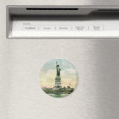  Poster "Vrijheidsbeeld". New York. Magneet (Insitu (Vaatwasser))