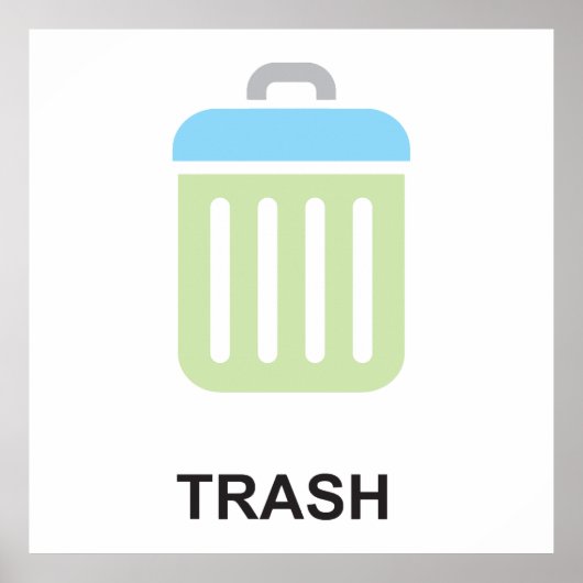 Poster vuilnisbak (Voorkant)