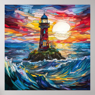 Poster vuurtoren