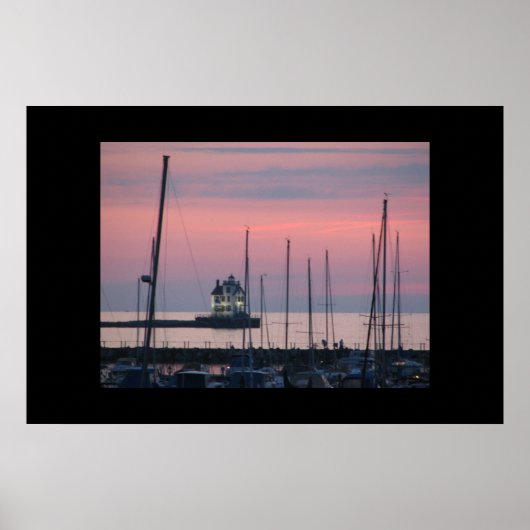 Poster vuurtoren (Voorkant)