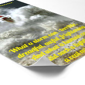 Poster vuurtoren in Storm (Hoek)