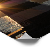 Poster vuurtoren van het Keuka-meer (Hoek)