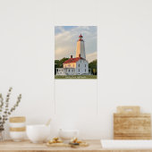 Poster vuurtoren van Sandy Hook (Keuken)