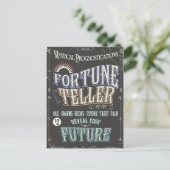  poster waarzegger briefkaart (Staand voorkant)