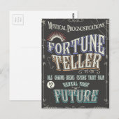  poster waarzegger briefkaart (Voorkant / Achterkant)