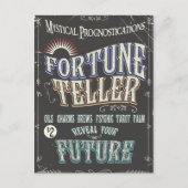  poster waarzegger briefkaart (Voorkant)