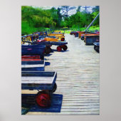 Poster Wagons Fire Island Print (Voorkant)