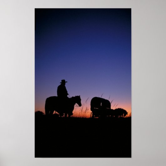Poster wagontrein (Voorkant)