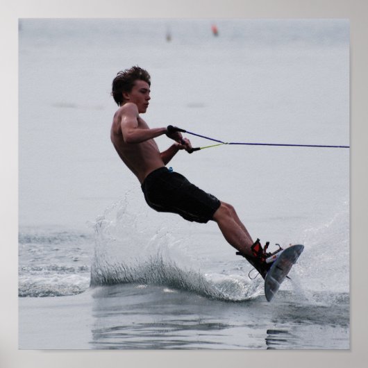 Poster Wakeboard hoek (Voorkant)