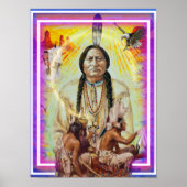 Poster Wall Art Chief Sitting Bull Native American (Voorkant)