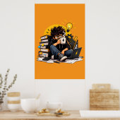 Poster Wand Kunstprent Engineering Student Kamer (Keuken)