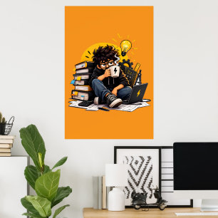 Poster Wand Kunstprent Engineering Student Kamer