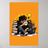 Poster Wand Kunstprent Engineering Student Kamer (Voorkant)