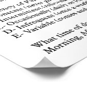 Poster Wandgrafiek visuele Pijnschaal (Hoek)