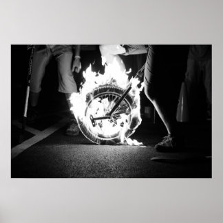 Poster warm wiel
