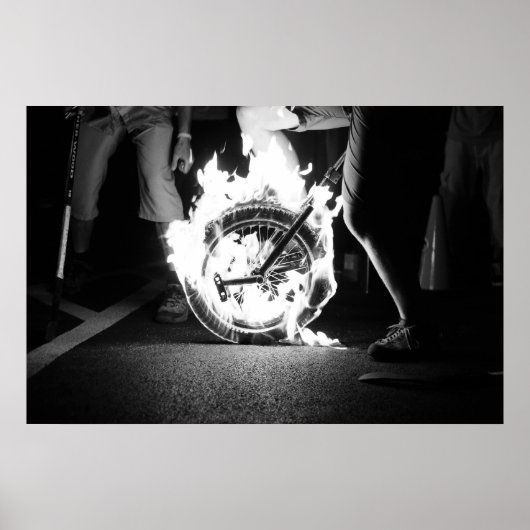 Poster warm wiel (Voorkant)