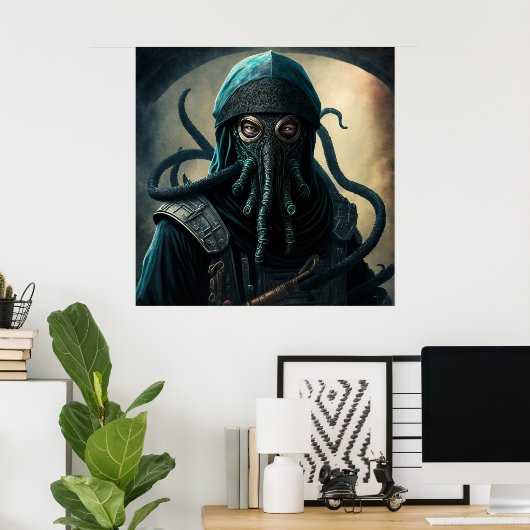 Poster Warrior Fantasy (Thuiskantoor)