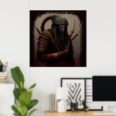Poster Warrior Fantasy (Thuiskantoor)