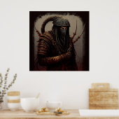 Poster Warrior Fantasy (Keuken)