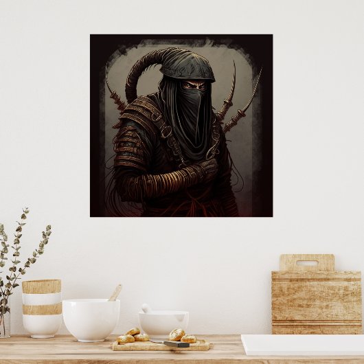 Poster Warrior Fantasy (Keuken)