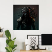 Poster Warrior Fantasy (Thuiskantoor)