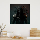 Poster Warrior Fantasy (Keuken)